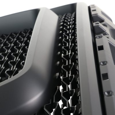 2019-2021 Dodge RAM 1500 Matte Black ABS Rebel Style Honeycomb Mesh Grille