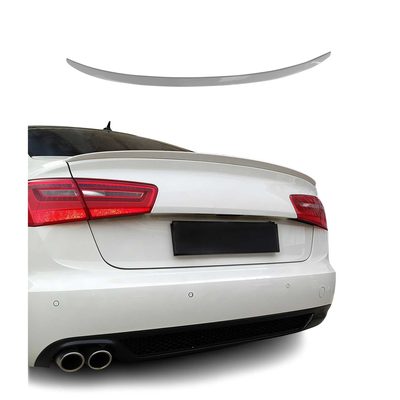 2012-2018 Audi A6 S6 Sedan Rear Trunk Spoiler Wing White 1 Pc