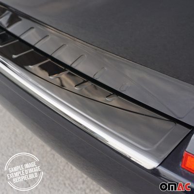 2006-2010 VW Passat B6 Wagon Rear Bumper Sill Cover Protector Guard Stainless Steel Dark