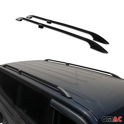 2016-2023 Mercedes Metris Mid Wheel Base Roof Rack Rails Side Rails Black