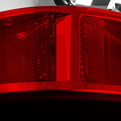 2000-2006 Chevy Suburban/Tahoe/Yukon/Yukon XL LED Tail Lights Chrome/Red Clear