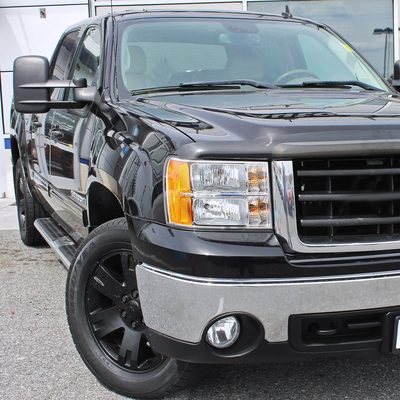 2007-2014 GMC Sierra 1500 2500HD/3500HD H8 Fog Lights Kit Chrome/Clear Lens