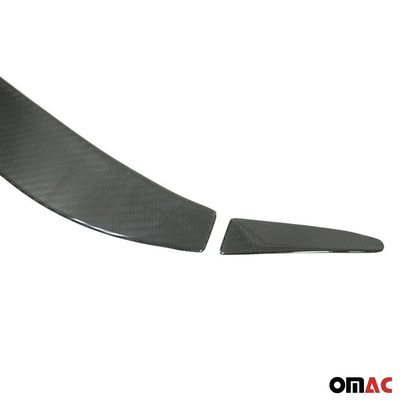 2019-2024 Jeep Renegade Rear Trunk Molding Trim Carbon Fiber Black 3 Pcs
