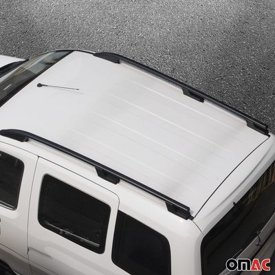 2015-2026 Ford Transit L1 SWB Roof Rack Rails Side Rails Black