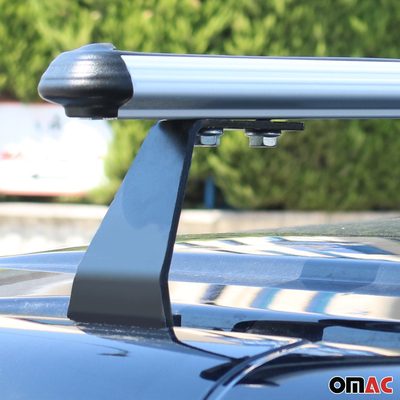 2013-2021 Nissan NV200 Roof Rack Cross Bars Luggage Carrier Aluminium Silver 2 Pcs