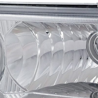 2002-2007 Chevy Silverado/Avalanche Bumper Lights Chrome Housing/Clear Lens