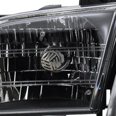 1997-2005 Chevy Venture Pontiac Montana/Trans Sport Crystal Headlights Black