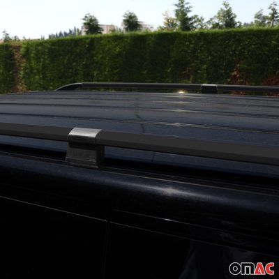2016-2023 Mercedes Metris Mid Wheel Base Roof Rack Rails Side Rails Black