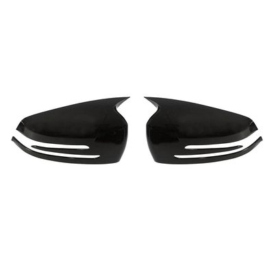 Mercedes W176 W246 C204 X204 X156 W212 Black Glossy Wing Mirror Cover Caps