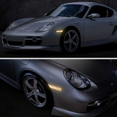 For Porsche 911 997/ 987 987C 2006-2011 LED Turn Signal Clear With Seqential