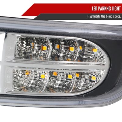 1999-2007 GMC Sierra/Yukon/Yukon XL Bumper Lights Turn Signal Lights Chrome