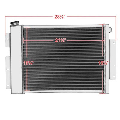 1967-1969 Chevrolet Camaro 4.1L L6 V8 3 Row Radiator with Fan Shroud