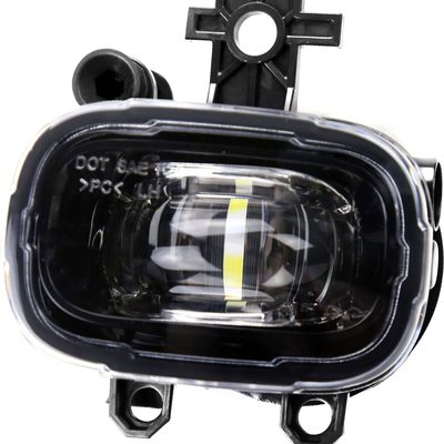 2021-2022 Nissan Kicks LED Fog Lights Kit Glossy Black Housing/Clear Lens