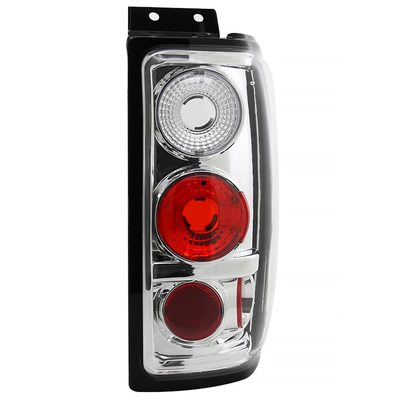 1997-2002 Ford Expedition Tail Lights Chrome Housing/Clear Lens