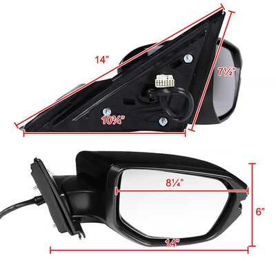 2016-2018 Honda Civic 7Pin Heated Side Mirror &Turn Signal Passenger