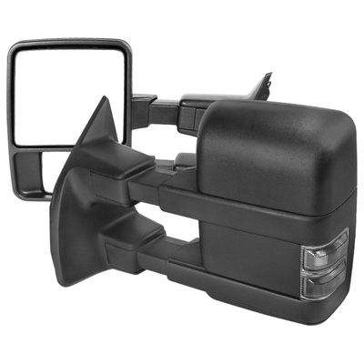 1999-2016 Ford F-250/350/450/550 Manual Towing Mirrors Smoke Lens &Turn Signal