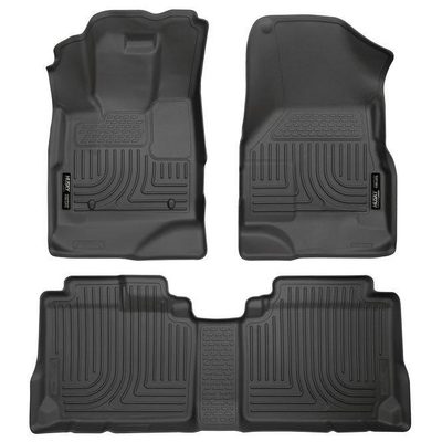 Tapetes Husky Weatherbeater 1ra y 2da Fila color Negro para Terrain 10-17