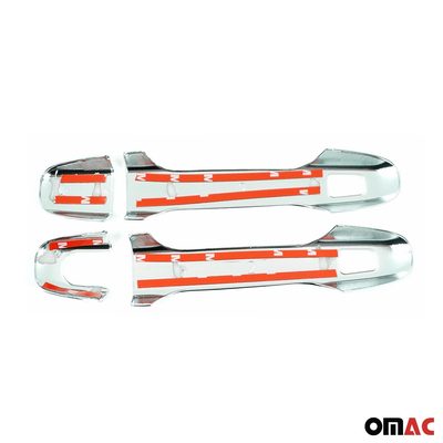 2018-2022 Toyota C-HR Car Door Handle Cover Protector Stainless Steel Chrome 6 Pcs