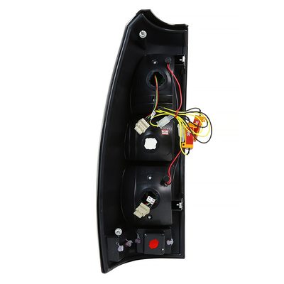 2007-2012 Chevy Avalanche LED Tail Lights Matte Black Housing/Clear Lens