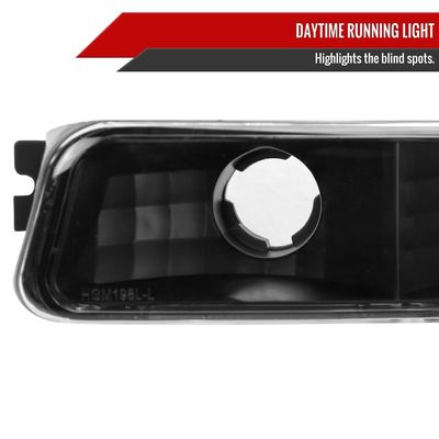 1999-2006 GMC Sierra/ 2000-2006 Yukon/XL Factory Bumper Lights Matt Black