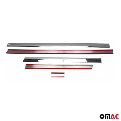 Side Door Molding Trim for VW T5 Transporter 2003-2015 S.Steel L1 Short RHD