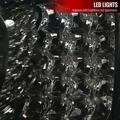 1998-2005 Lexus GS300/GS400/GS430 LED Tail & Trunk Lights Chrome/Red Smoke