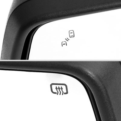 2019-2024 Chevy Silverado 1500 Black Auto-Fold Side Mirror Driver Side