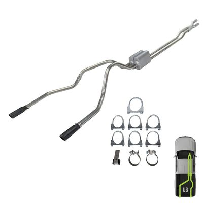 Ford, 2011-2016, 6.2L - Bolt-on, MPI Exhaust Cat-Back Dual Exhaust Kits