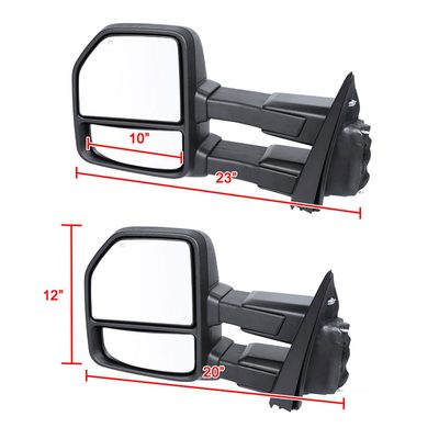 2015-2020 Ford F-150 Heated Towing Mirrors Turn Signal Puddle&Auxiliary Lights