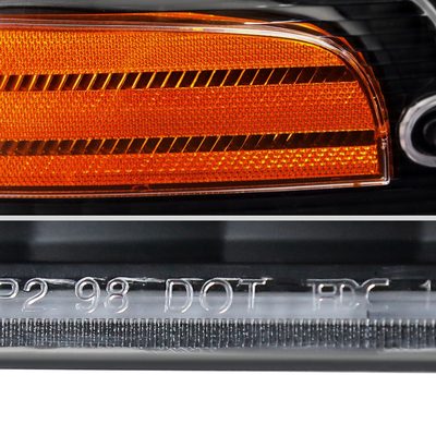 1998-2011 Ford Crown Victoria Factory Headlights Corner Signal Lights Black