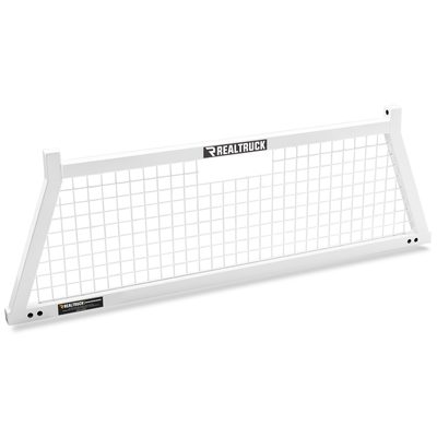 Backrack Safety Headache Rack - White Powder Coat - Rack Only 10900W