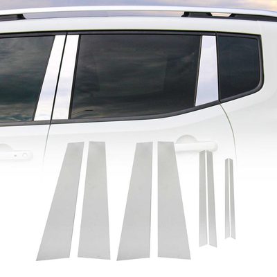 2018-2020 Buick Regal Sportback Window B Pillar Posts Door Trim Cover Stainless Steel 8x