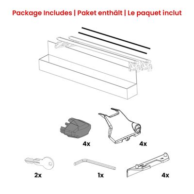 2016-2022 Honda HR-V Roof Rack Cross Bars Silver Luggage Carrier 2 Pcs