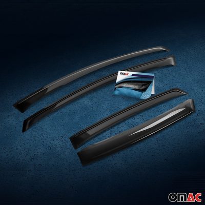 2010-2012 Lexus RX350 Window Visor Vent Rain Deflector 4Pcs Smoke