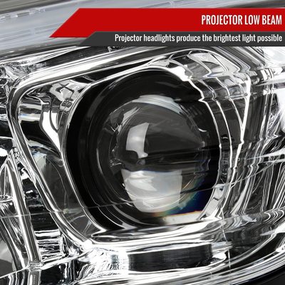 2008-2011 Mercedes Benz W204 C-Class Full LED Projector Headlights Chrome