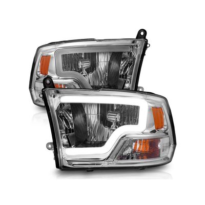 Anzo Black Crystal U-Bar Headlights 111516