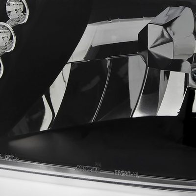 1998-2000 Ford Ranger Factory Style Headlights Matte Black/Clear Lens