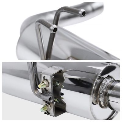 2016-2021 Honda Civic Sedan 1.5L Turbo Steel Catback Exhaust System Burnt Tip