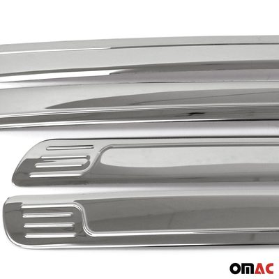 2005-2021 Nissan Frontier Side Door Molding Trim Stainless Steel Silver 4x