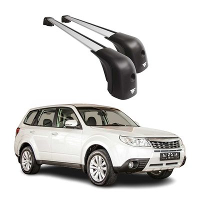 2009-2018 Subaru Forester III IV OE Style Roof Racks Cross Bars Silver