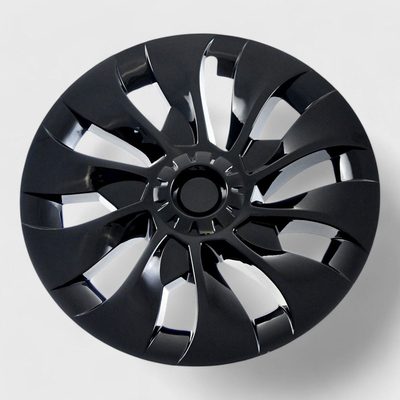 2020-2023 Tesla 3 Wheel Cover Hubcaps Gloss Black 4Pcs ABS Plastic