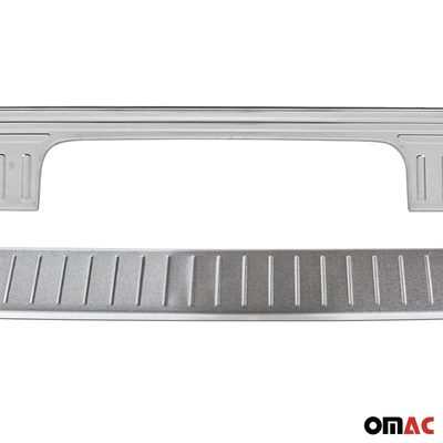 Rear Bumper Guard & Trunk Sill Cover Set for Mercedes Metris 2016-2024 Brushed