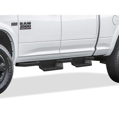 APS Black Square Tube Drop Style Nerf Bars IA04NBJ8B