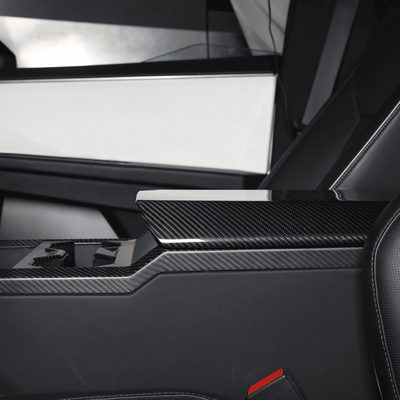 [Real Carbon Fiber] Armrest Cover For Cybertruck