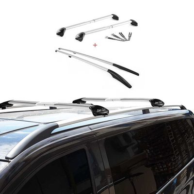 2013-2017 Subaru XV Crosstrek Roof Racks & Roof Rack Rails Silver