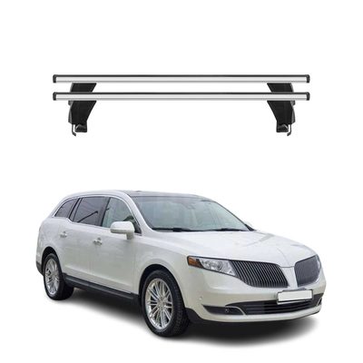 2010-2019 Lincoln MKT Roof Rack Cross Bars Silver