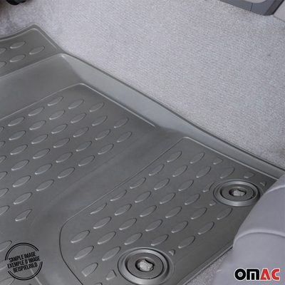 2007-2014 Chevrolet Tahoe Floor Mats Liners Full Set All Weather Gray