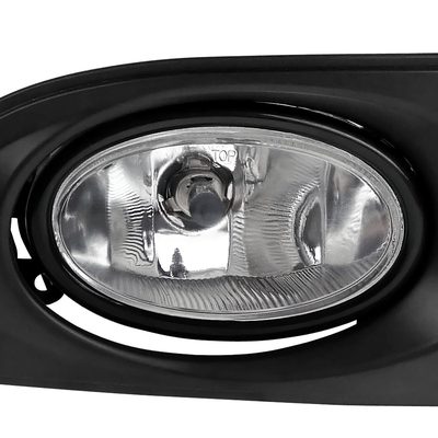 2005-2007 Acura RSX H11 Fog Lights Kit Chrome Housing/Clear Lens