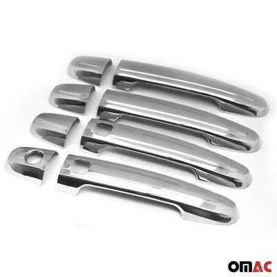 2005-2015 Toyota Tacoma Door Handle Cover Protector Keyless S.Steel Chrome 8Pcs