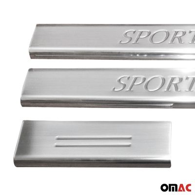 2013-2017 Land Rover Range Rover Door Sill Scuff Plate Scratch Stainless Steel 4x
